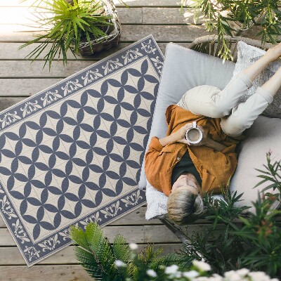 Vinyl teppich Elegante Fliesen Mit Mosaikmuster