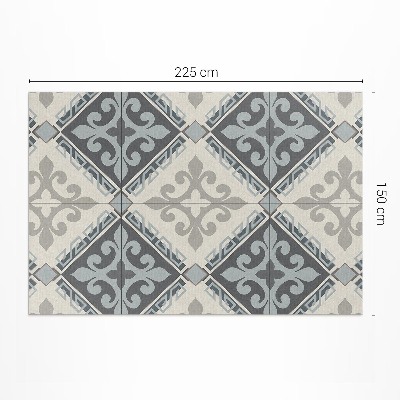 Vinyl teppich Geometrisches Vintage-Mosaik-Ornament