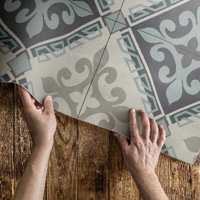 Vinyl teppich Geometrisches Vintage-Mosaik-Ornament