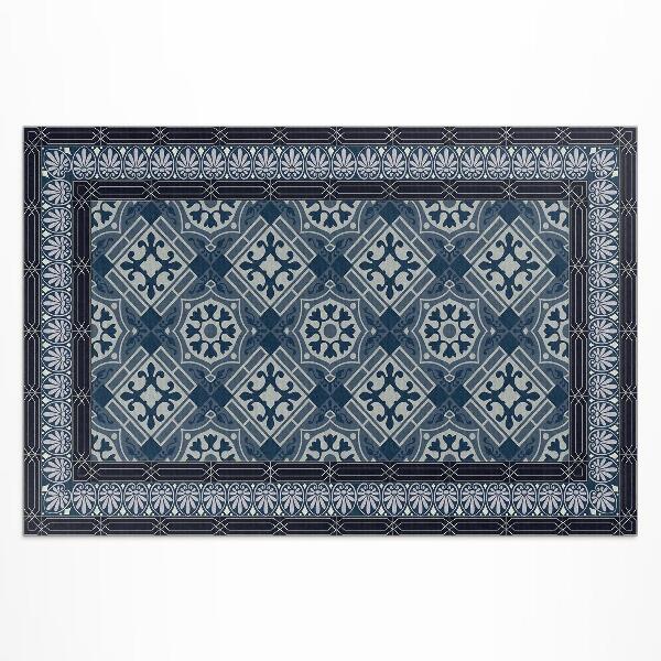 Pvc teppich Marineblaues Talavera, Wunderschönes Vintage-Modell