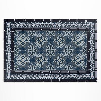 Pvc teppich Marineblaues Talavera, Wunderschönes Vintage-Modell