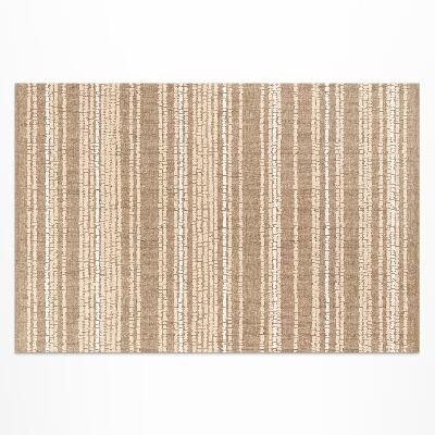 Teppich pvc Beiger Stoff Im Vintage-Boho-Stil