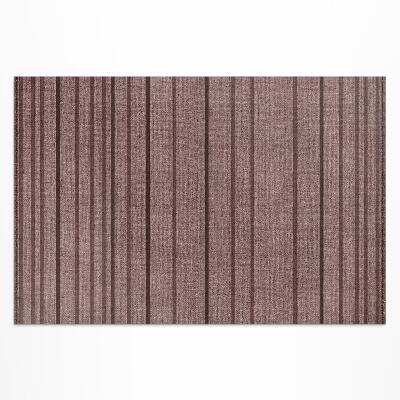 Vinyl teppich Braune Streifen Im Vintage-Boho-Stil