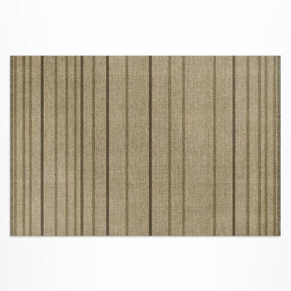 Pvc teppich Streifen Auf Stoff Im Vintage-Boho-Stil
