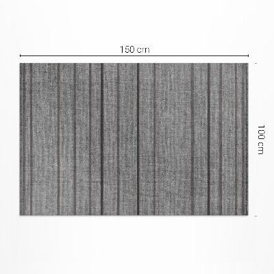 Vinyl teppich läufer Graue Streifen Im Vintage-Boho-Stil
