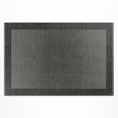Teppich auf pvc Klassisches Stoffmuster Mit Grauem Rahmen