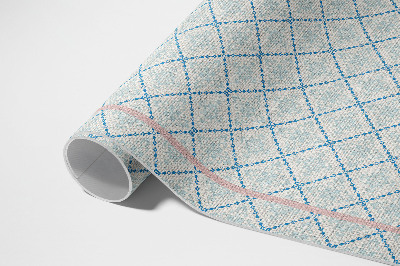 Teppich pvc Textilimitat Mit Regelmäßigen Blauen Linien