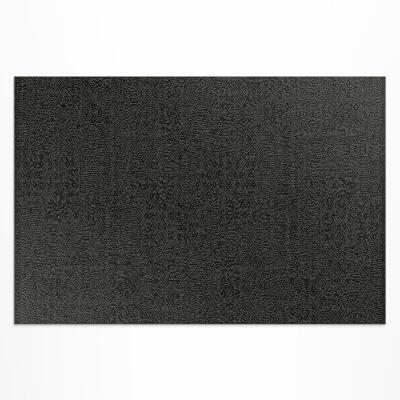 Teppich auf pvc Dunkle Stoffimitationsstruktur