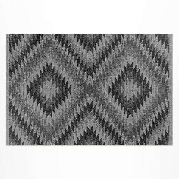 Vinyl teppich Dunkle Parallelogramm-Stoffimitation