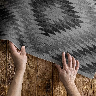 Vinyl teppich Dunkle Parallelogramm-Stoffimitation