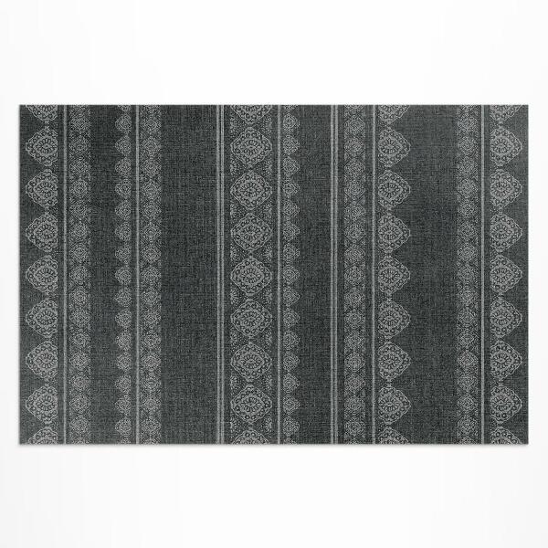 Pvc teppich Stoffimitat Mit Orientalischen Rauten