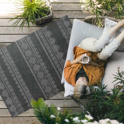 Pvc teppich Stoffimitat Mit Orientalischen Rauten
