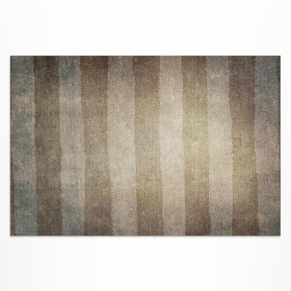 Teppich pvc Rustikale Horizontale Streifen Im Vintage-Stil