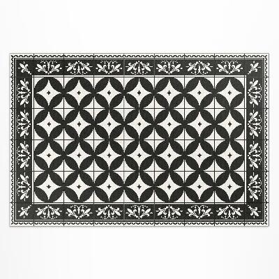 Teppich auf pvc Spanisches Mosaik Mit Fliesen Und Kreisen