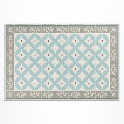 Vinyl teppich Mosaik Mit Fliesen Und Trendigen Pastellkreisen