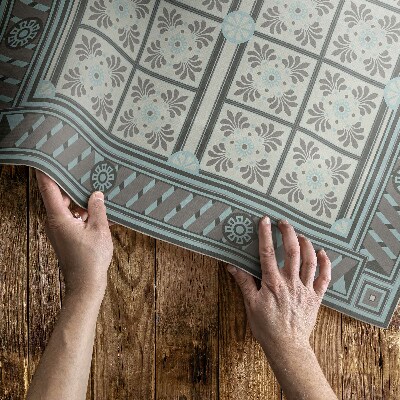 Pvc teppich Dekoratives Mosaik Im Skandinavischen Stil