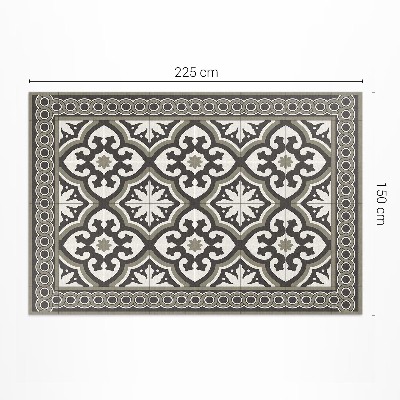Vinyl teppich läufer Dekoratives Mosaik Im Skandinavischen Stil