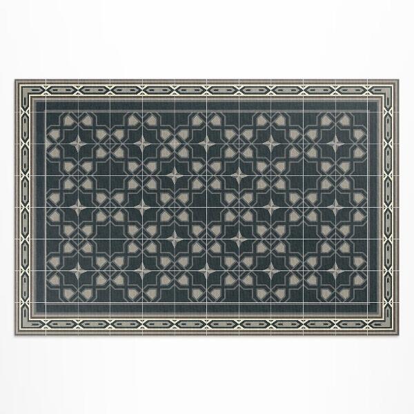 Vinyl teppich Altes Mosaik Mit Geometrischen Sternen