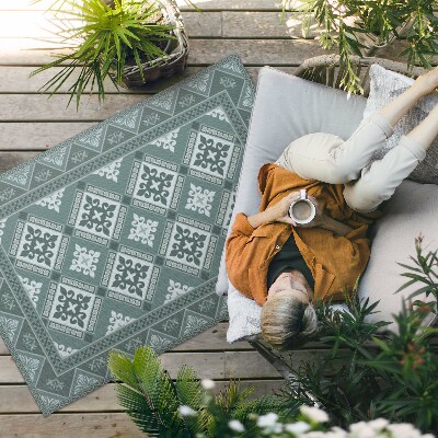 Pvc teppich Geometrie Und Dekoratives Mosaikornament