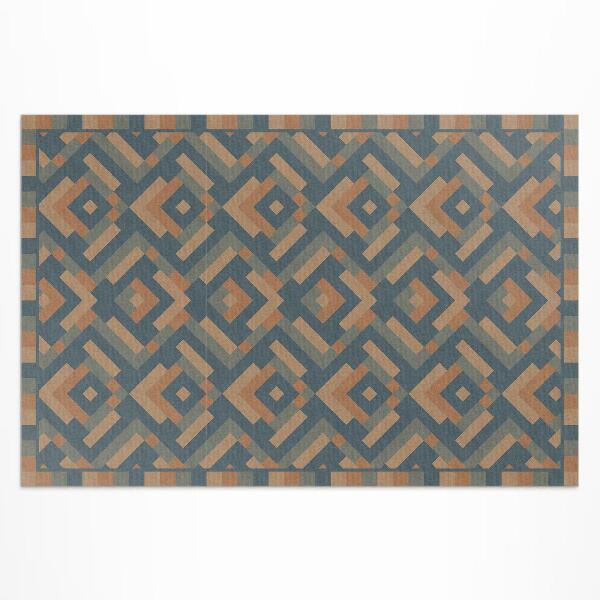 Pvc teppich Aztekische Geometrie-Boho-Vintage-Muster