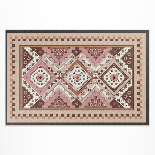 Vinyl teppich Geometrisches Ornament Im Marokkanischen Design