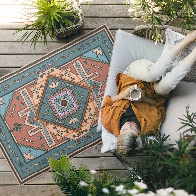 Vinyl teppich läufer Arabisches Geometrisches Ziermuster