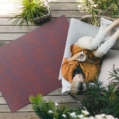 Teppich pvc Boho-Teppich Aus Stoffimitat