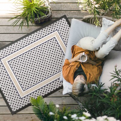 Vinyl teppich Elegantes Geometrisch Kariertes Mosaik