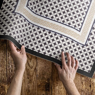 Vinyl teppich Elegantes Geometrisch Kariertes Mosaik