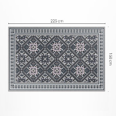 Teppich auf pvc Arabisches Geometrisches Dekoratives Muster