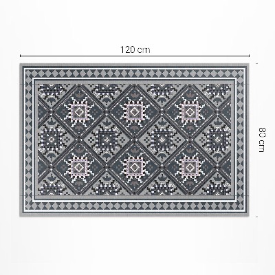 Teppich auf pvc Arabisches Geometrisches Dekoratives Muster