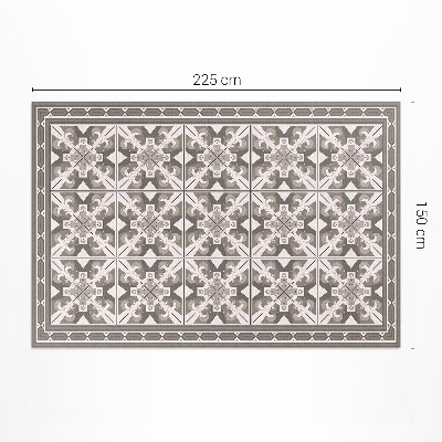 Teppich pvc Geometrische Rautenförmige Dekorfliesen