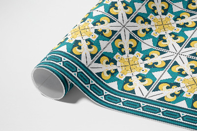 Vinyl teppich Farbige Fliesen Mit Geometrischen Rauten