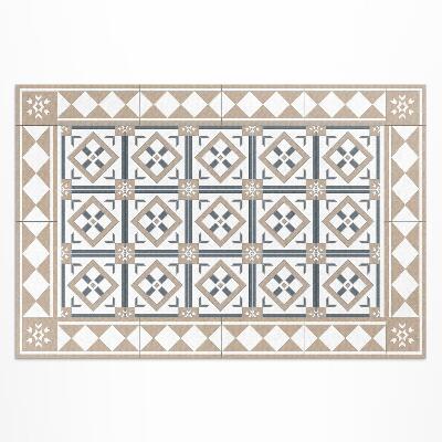 Pvc teppich Elegante Quadratische Rautenfliesen