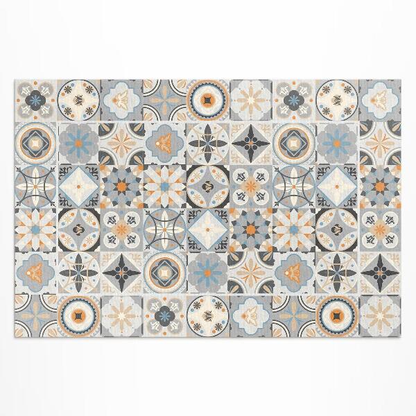 Vinyl teppich läufer Spanische Pastellmosaikfliesen