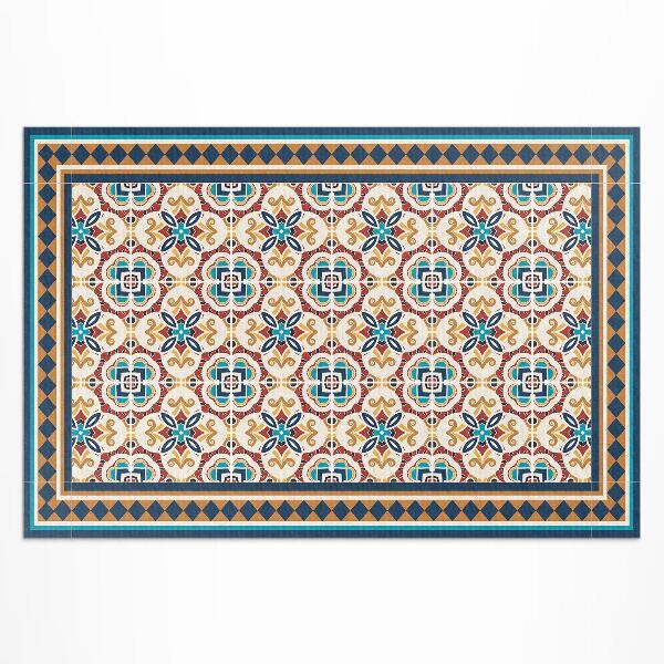 Vinyl teppich läufer Florale Geometrische Dekorative Fliesen