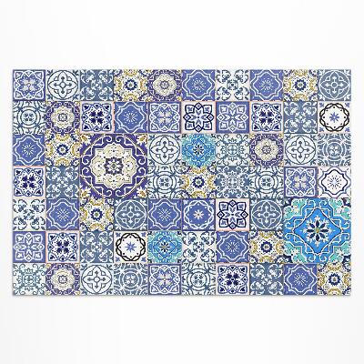 Vinyl teppich Dekoratives Mosaik Mit Spanischen Blumen