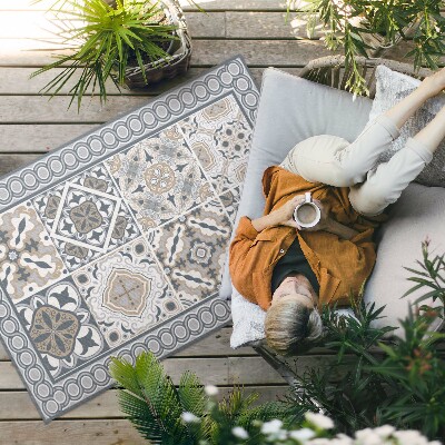 Pvc teppich Dekoratives Mosaik Mit Fliesen Und Karos