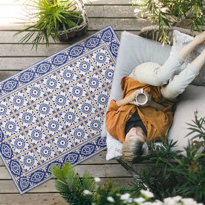 Vinyl teppich läufer Dekoratives Mosaik Mit Griechischen Fliesen