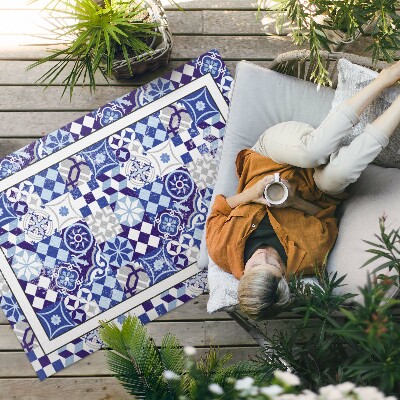 Vinyl teppich Dekoratives Mosaik Mit Spanischen Fliesen