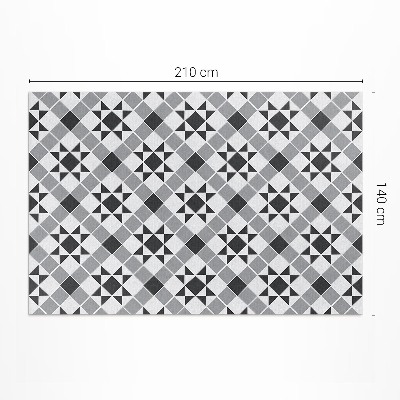 Pvc teppich Gotische Sterne, Elegante Fliesen