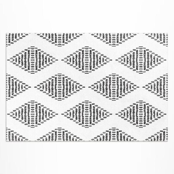 Teppich pvc Rauten Mit Linien