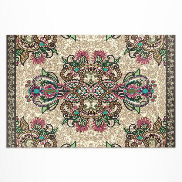 Pvc teppich Klassisches Orientalisches Blumenmuster