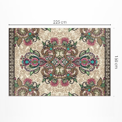 Pvc teppich Klassisches Orientalisches Blumenmuster