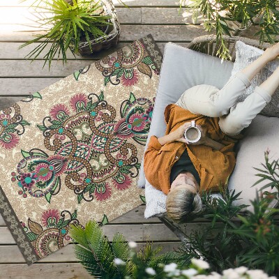 Pvc teppich Klassisches Orientalisches Blumenmuster