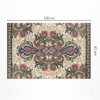 Pvc teppich Klassisches Orientalisches Blumenmuster