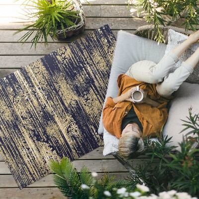 Pvc teppich Schäbige Boho-Vintage-Stoffstruktur
