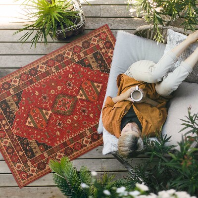 Vinyl teppich läufer Vintage-Blumenmotive Im Antiken Stil