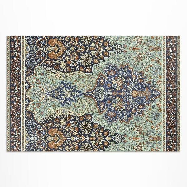 Teppich auf pvc Wunderschönes Türkisches Ornament Mit Floralen Details