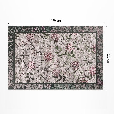 Pvc teppich William Morris Jasmin-Skizze